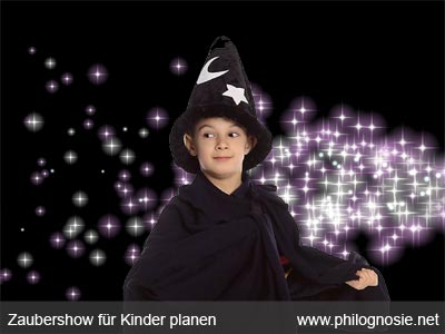Zaubershow Zauberhut Zauberstab