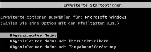 Abgesicherten Modus mit Windows 8 aktivieren starten