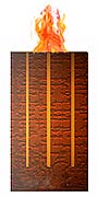 Schwedenfeuer Schwedenfackel brennt