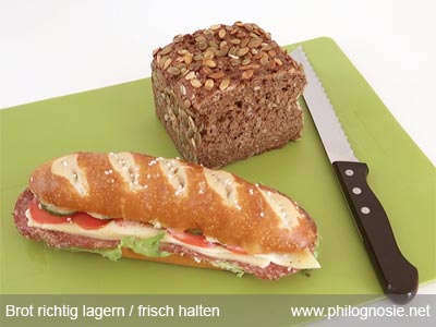 Brot richtig aufbewahren frisch halten