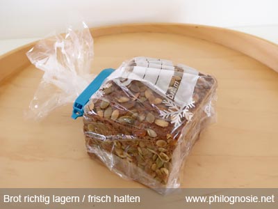 Brot richtig aufbewahren einfrieren