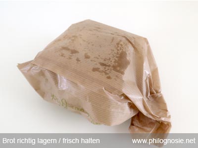 Brot richtig frisch halten