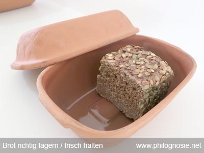 Brot lange frisch und knusprig