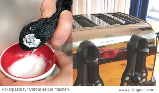 Chromteile Chromleisten polieren
