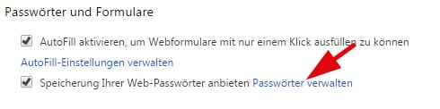 Passwörter In Chrome Anzeigen