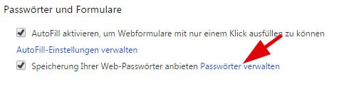 In Chrome Gespeicherte Passwörter Auslesen In Chrome Gespeicherte Passwörter Auslesen