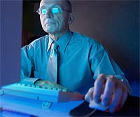 Computer Arbeit Burnout