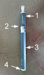 E-Ziggi Elektronische Zigarette Bestandteile 1