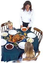 Essen mit der Familie