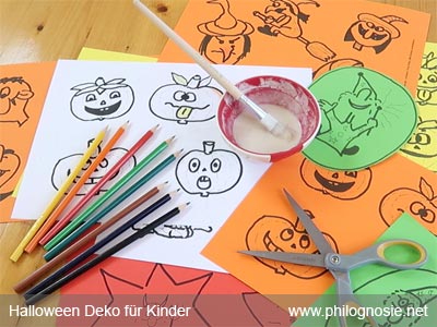 Vorlage Halloweenbilder zum Ausdrucken