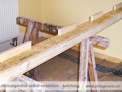 Heizungsrohre selbst bauen verkleiden und isolieren