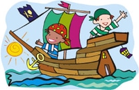 Kindergeburtstag Spielidee Spiel Piraten