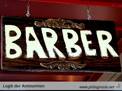 Logik der Antinomien - Barbier-Paradoxon
