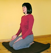 Meditation meditieren lernen Asana Drachensitz