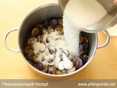 Pflaumenkompott Rezept