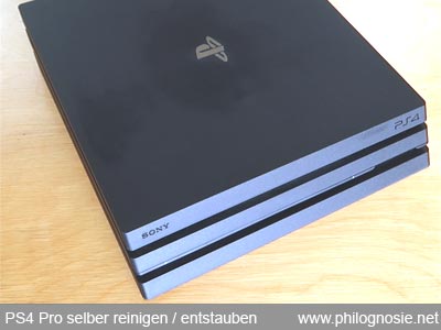 PS4 Pro Lüfter reinigen entstauben