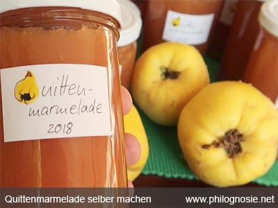 Quittenmarmelade Rezept selber machen