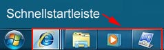 Programme in die Schnellstartleiste Taskleiste kopieren anheften