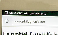 Screenshot mit Samsung Galaxy Android machen
