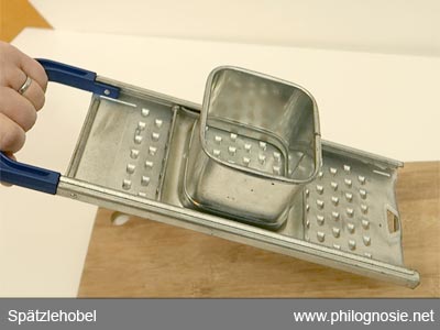 Spätzlehobel Spätzle selber herstellen