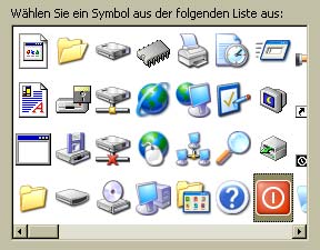 Ausschalt Symbol wählen