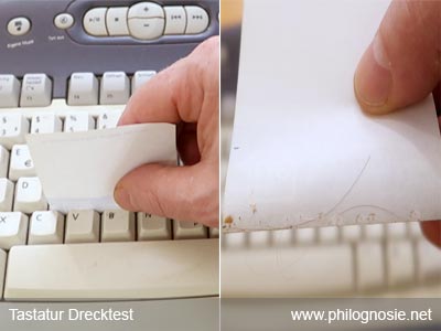 Keybord Reinigung prüfen