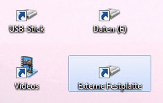 Verkn&uuml;pfung auf den Desktop erstellen
