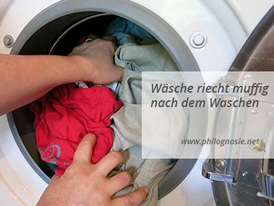 Wäsche stinkt riecht muffig nach dem Waschen
