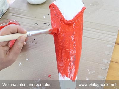 Weihnachtsmann bemalen