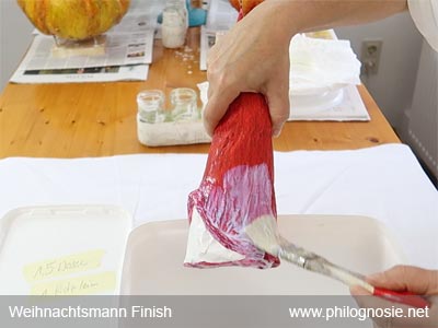 Weihnachtsmann Nikolaus finish