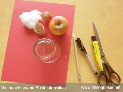 Weihnachtsmann selber machen / basteln - Deko – Philognosie