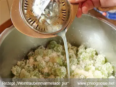 Weintraubenmarmelade Rezept pur