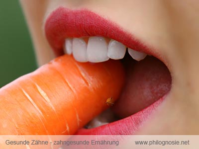 gesunde Zähne zahngesunde Ernährung