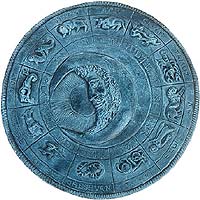 antike Abbildung des Zodiak