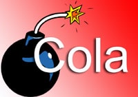 Cola Mentos Bombe Explosion