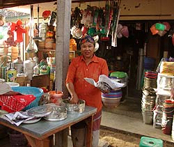 Markt in Bali Einkauf shoppen