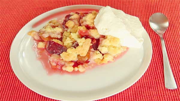 Zwetschgen Crumble Rezept