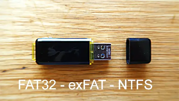 USB-Stick formatieren FAT32 exFAT oder NTFS