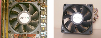 CPU Lüfter reinigen entstauben