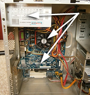 PC Reinigen entstauben Werkzeug