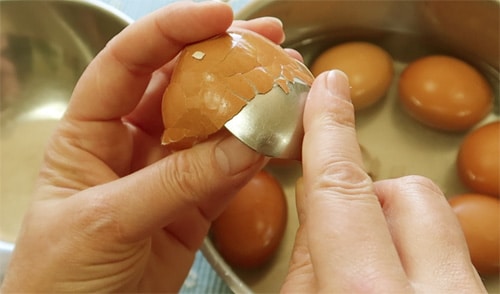 Eier perfekt schälen pellen
