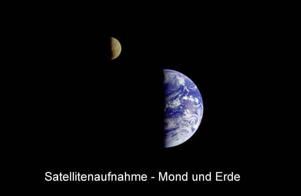 natürliche Satelliten Mond