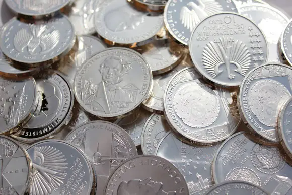 Silbermünzen als Geldanlage