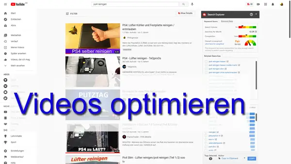 SEO für YouTube-Videos selber machen