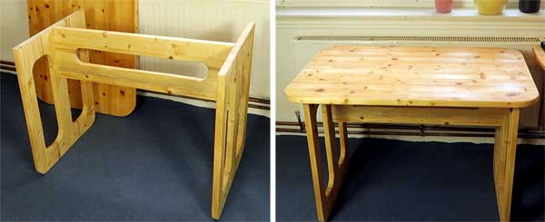 Einfachen Holztisch Esstisch selber bauen