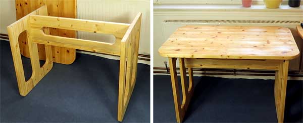 Einfachen Esstisch / Holztisch selber bauen Anleitung Philognosie