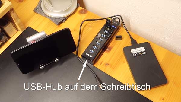 Gestaltungsidee USB-Hub