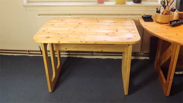 Holztisch Esstisch fertig