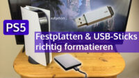 Externe Festplatten für PS5 formatieren