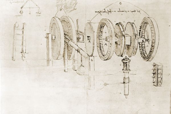 Auto Entwürfe Leonardo da Vici
